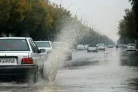 (ویدیو) بارش شدید باران در قم و جاری شدن سیل