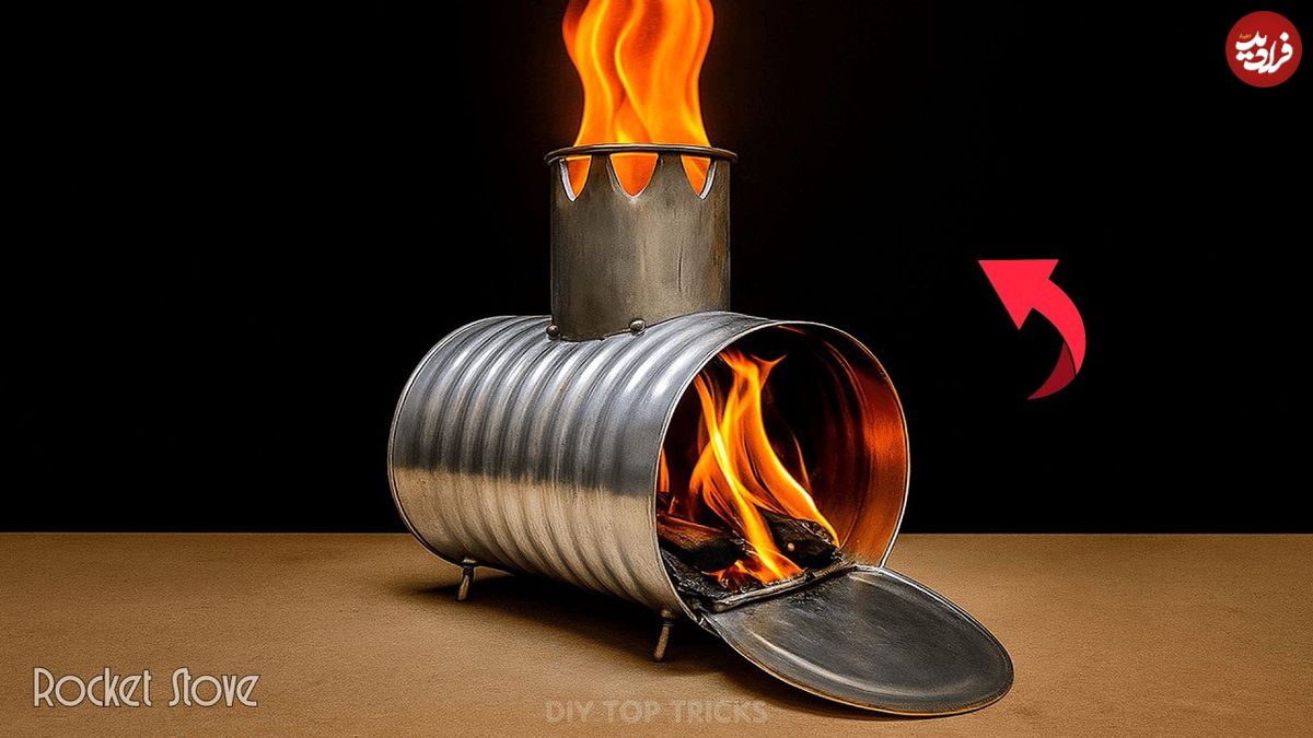 ببینید؛ یک ایده خلاقانه برای ساخت اجاق مسافرتی کوچک با قوطی کنسرو