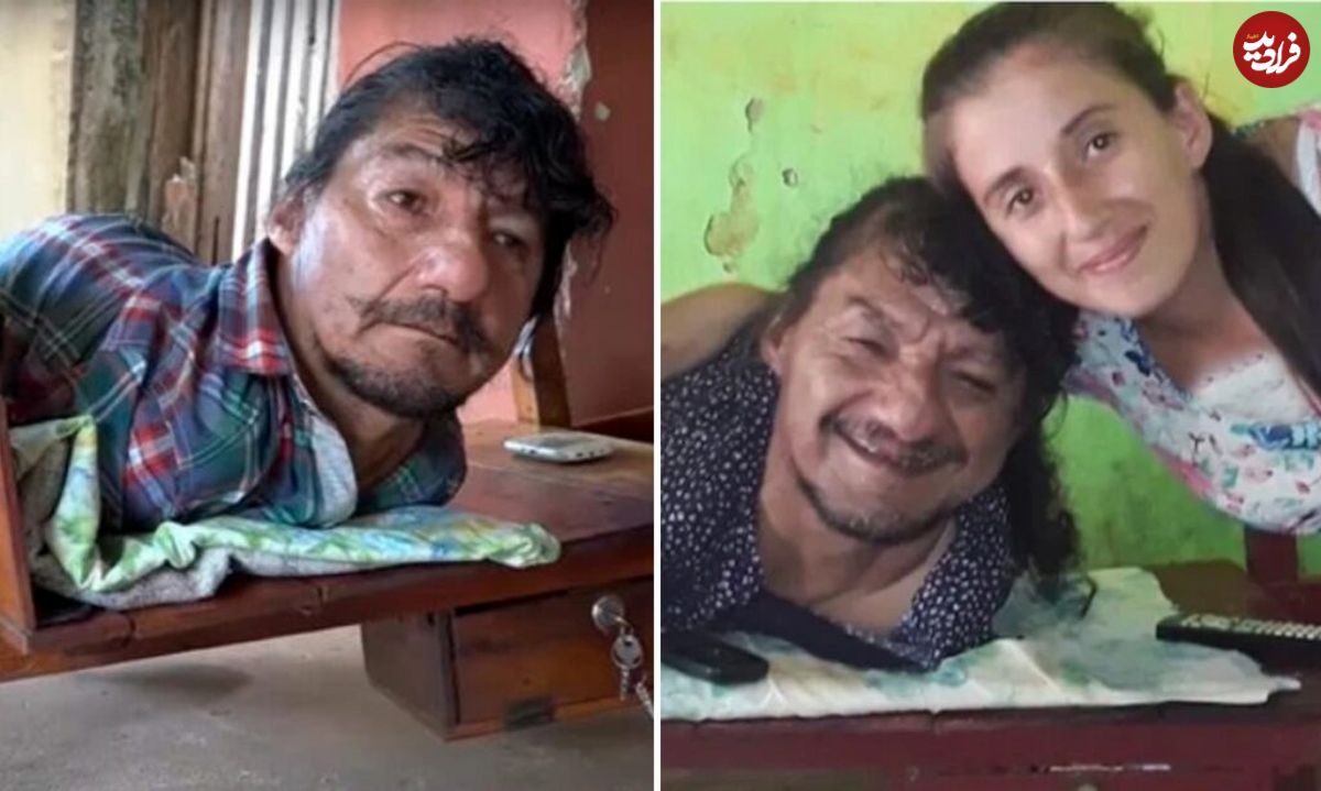 داستان مردی که بدون دست و پا به دنیا آمد و دو دخترش را به تنهایی بزرگ کرد