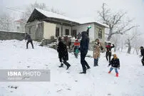 (تصاویر) بارش برف سوادکوه مازندران