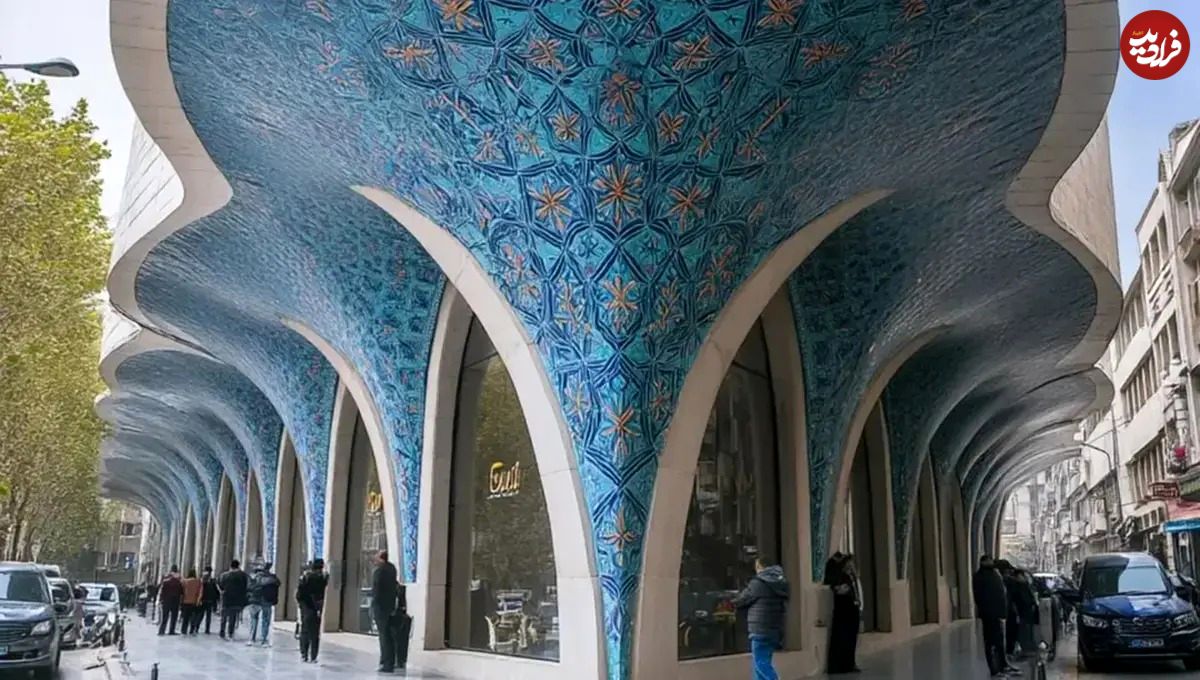 تصاویر؛ روح تهران در آغوش فیروزه؛ اثری نوین از معماری ایرانی