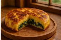 ببینید| طرز تهیه یک کوکو ساده با سیب زمینی و اسفناج