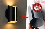 ببینید| آموزش ساخت یک چراغ دیواری مدرن با استفاده از لوله پلیکا