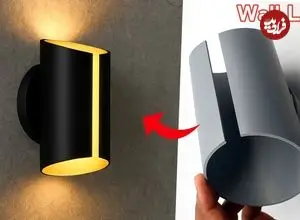 ببینید| آموزش ساخت یک چراغ دیواری مدرن با استفاده از لوله پلیکا