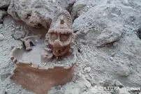 کشف مجسمۀ عجیب و ترسناک از خدای مایاها