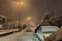 (تصاویر) حجم برف در پردیس تهران