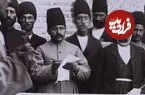 عکس| سفر زمان؛ فلک کردن یک نوکر روی سنگفرش در مقابل جمعیت؛ 130 سال قبل