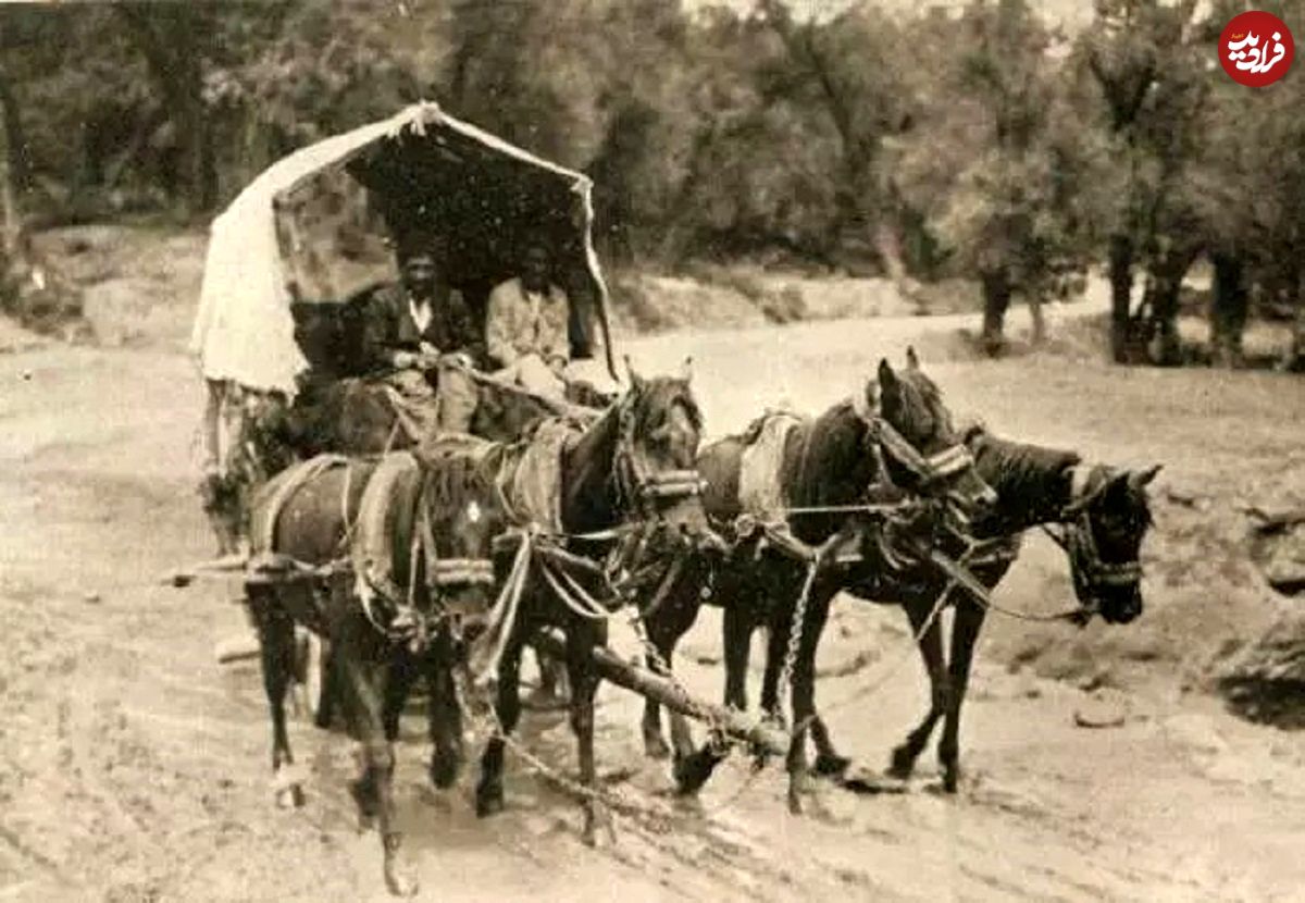 عکس؛ سفر در زمان؛ مسافرت یک هیئت تجاری در دوران قاجاری