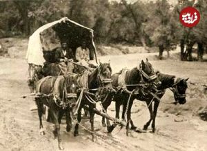 عکس؛ سفر در زمان؛ مسافرت یک هیئت تجاری در دوران قاجاری