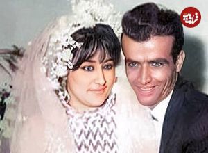 عکس| سفر در زمان؛ «پرویز یاحقی و همسرش حمیرا» در کنار یک رودخانه؛ دهه 40