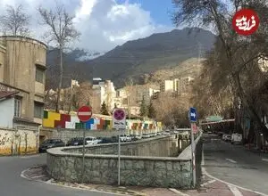 عکس| سفر زمان؛ منظرۀ خیابان دربند در حدود 90 سال قبل