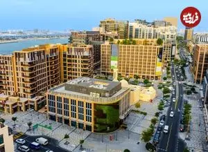 نخستین خیابان ساخته‌شده از طلا در جهان اینجا افتتاح می‌شود