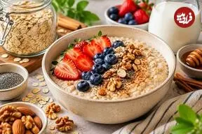 اوتمیل رژیمی با موز، شیر و دانه چیا؛ برای آنهایی که به دنبال لاغری اند