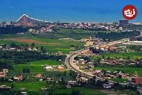عکس| سفر زمان؛ عکس دیده‌نشده از شهر چالوس در سال 1328