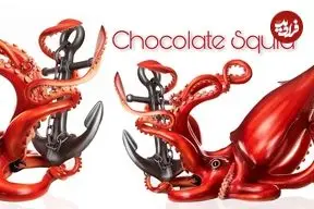 ببینید| ساخت ماهی مرکب با 43 کیلوگرم شکلات خالص به روش قناد آمریکایی