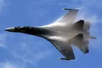 (ویدیو) لحظه برخورد جنگنده سوخو ۳۵ با پهپاد MQ-9 بر فراز سوریه