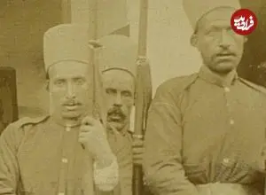 عکس| سفر زمان؛ عکس یادگاری سربازان ایرانی در دوران قاجار