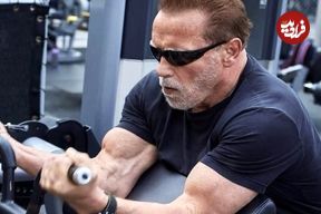 عکس| سفر زمان؛ فیگور «آرنولد» در 16 سالگی در یکی از اولین مسابقاتش