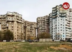 تصاویر| مجتمع عجیب در قزاقستان شبیه یک شهر آخرالزمانی