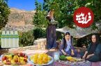 ببینید؛ غذای روستایی در کردستان؛ پخت یک چلو مرغ متفاوت و خلاقانه