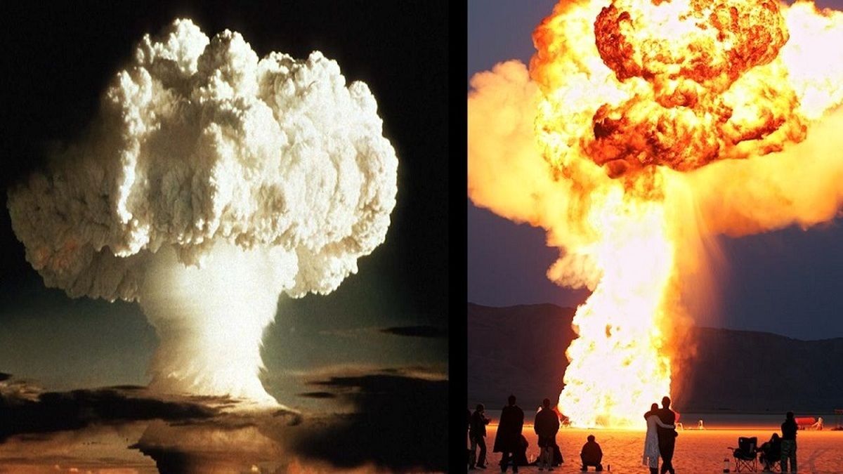 (ویدیو) تفاوت قدرت انفجار تی ان تی و بمب اتم