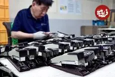 ببینید| فرآیند تولید انبوه دستگاه منگنه در کارخانه ای در کره جنوبی