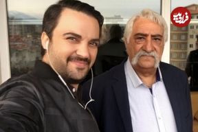 عکس؛ سفر در زمان؛ «داریوش ارجمند در خانه هاشمی رفسنجانی»؛ سال 96