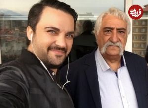 عکس؛ سفر در زمان؛ «داریوش ارجمند در خانه هاشمی رفسنجانی»؛ سال 96