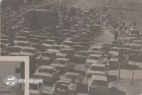 تصاویر| سفر به تهران قدیم؛ عکس‌هایی از ترافیک وحشتناک تهران در زمستان ۱۳۵۴