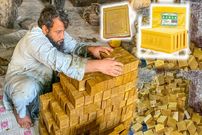 ببینید؛ فرآیند تولید انبوه صابون رختشویی در پاکستان 
