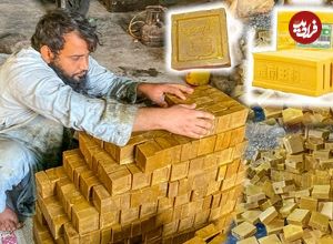ببینید؛ فرآیند تولید انبوه صابون رختشویی در پاکستان 