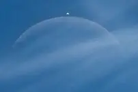 عکس روز ناسا از چهره زهره پشت ماه