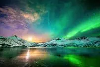 ببینید| ثبت شفق قطبی از ایستگاه فضایی بین‌المللی پس از فوران شدید خورشیدی