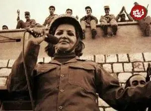 عکس| سفر در زمان؛ «گوگوش» در مراسم ختم «پوران» در تهران؛ سال 69