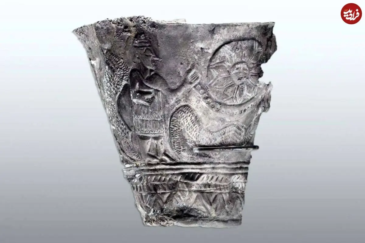 جام نقره‌ای کشف شده در فلسطین، احتمالاً روایتگر قدیمی‌ترین قصه آفرینش جهان است