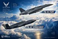 آمریکا از استقرار ۵۰۰ بال وفادار FQ-42 Vengeance و FQ-44 Fury تا ۲۰۳۲ خبر داد