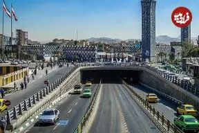 عکس| سفر به تهران قدیم؛ نمایی از میدان امام حسین (فوزیه و شهناز سابق)؛ دهه 50