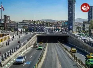 عکس| سفر به تهران قدیم؛ نمایی از میدان امام حسین (فوزیه و شهناز سابق)؛ دهه 50