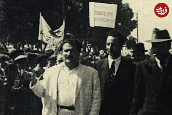 عکس| سفر زمان؛ استقبال از «اتحادیه کارگران شوروی» در ایستگاه بندر ترکمن؛ 80 سال قبل
