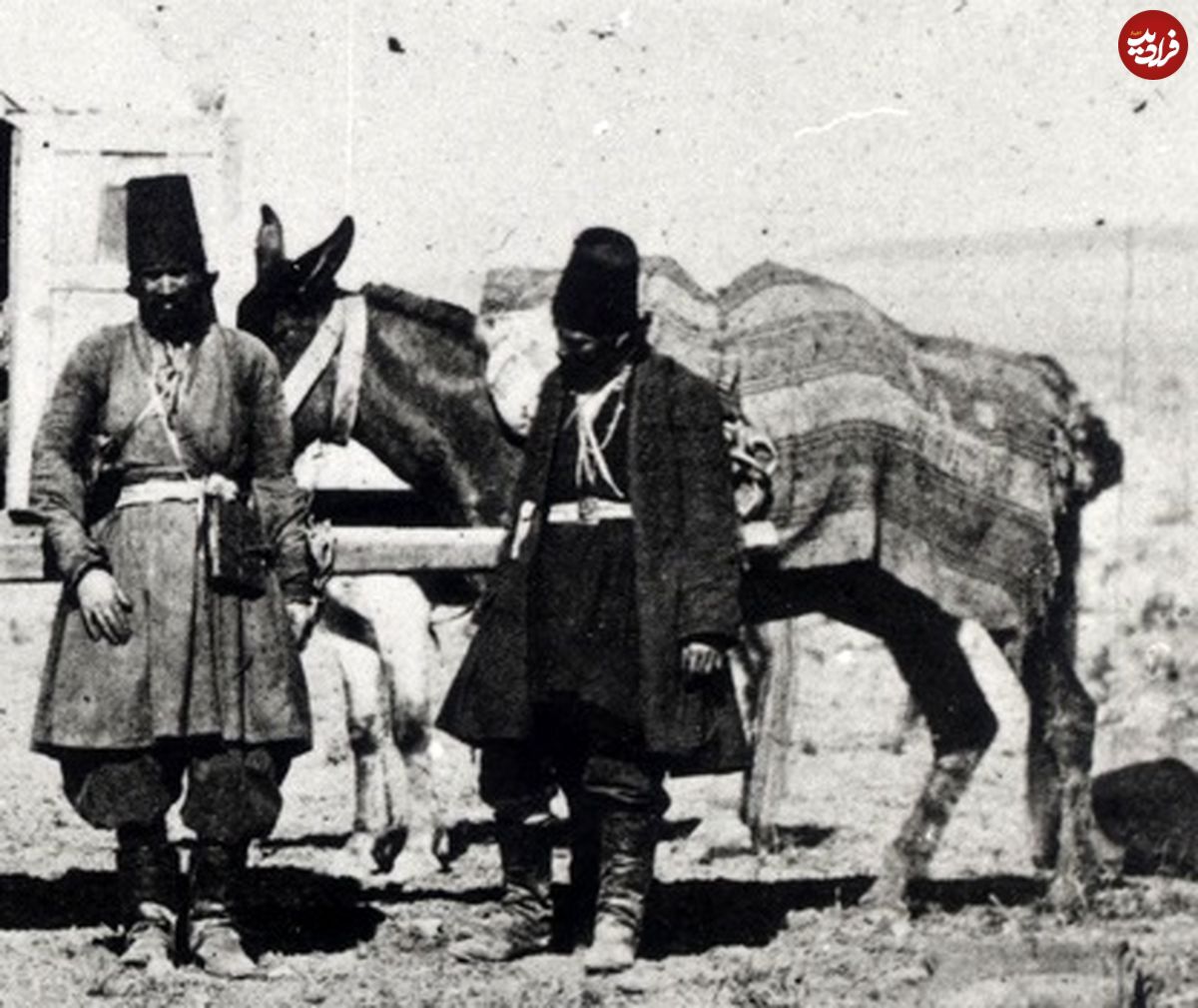 عکس؛ سفر به تاریخ؛ سفر اعیانی میرزا علی به کربلا با «تخت روان»؛ 130 سال قبل