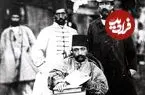 عکس| سفر در زمان؛ «ناصرالدین شاه» در کنار نوه اش «سید جواد امامی»
