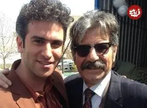 عکس| سفر زمان؛ «عزت‌الله مهرآوران» در کنار «خسرو شکیبایی»؛ دهۀ 70