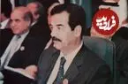 عکس| سفر زمان؛ «صدام» و همسر اول اش در بیمارستان و در حال عیادت از پسرشان؛ دهه 70