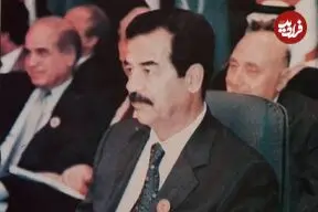 عکس| سفر زمان؛ «صدام» و همسر اول اش در بیمارستان و در حال عیادت از پسرشان؛ دهه 70