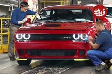 ببینید| خودروی دوج چلنجر افسانه ای چگونه در کانادا تولید می شود؟