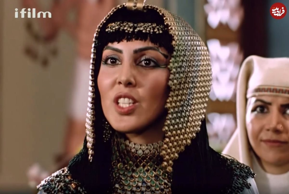 عکس| سفر در زمان؛ «نفرتیتی،	همسر آخناتون» سریال یوسف پیامبر در آغوش پدرش؛ سال 62