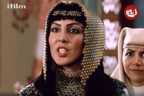 عکس| سفر در زمان؛ «نفرتیتی،	همسر آخناتون» سریال یوسف پیامبر در آغوش پدرش؛ سال 62