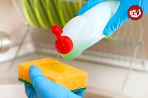 ریختن مایع ظرف‌شویی روی اسکاچ ؛ یک اشتباه رایج! روش درست شستن ظروف را بدانید