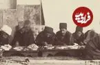 عکس| سفر زمان؛ تصویری از یک مهمانی به صرف ناهار در سنندج؛ 140 سال قبل