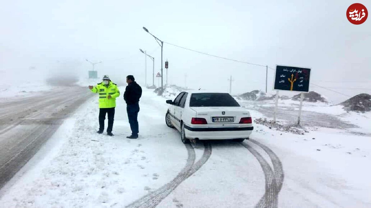 (عکس) ایران قدیم؛ «جاده فیروزکوه وقتی خاکی بود و 2 متر برف بارید»؛ سال 1312